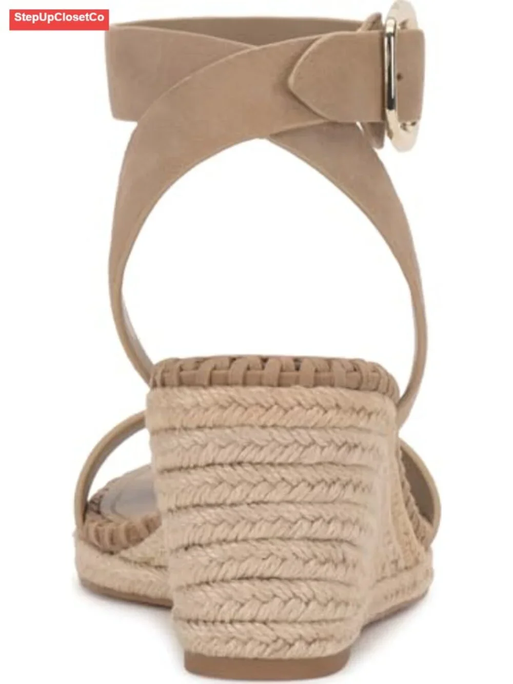 Espadrille Wedge Sandals with Ankle Strap